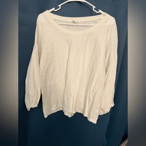3/4 puff sleeve top
